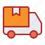 delivery, package, car, deliver 
