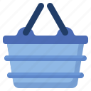 basket, shopping, commerce, and, store, supermarket, container