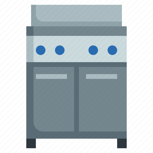 Gas, range, cooking, kitchenware, commercial, kitchen icon - Download on Iconfinder