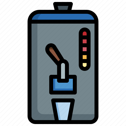 Water, dispenser, electronics, drink, commercial, kitchen, kitchenware icon - Download on Iconfinder