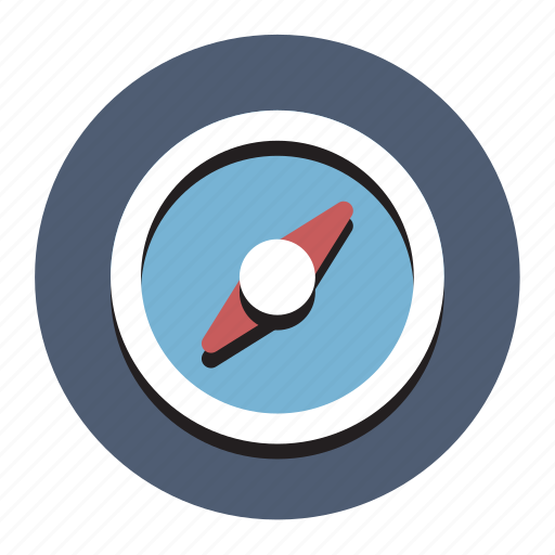 App, circumnavigate, colored, compass, grasp, round, savvy icon - Download on Iconfinder