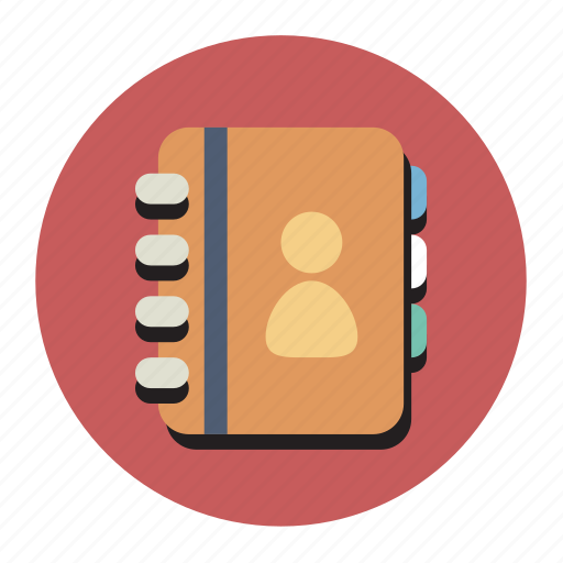 App, colored, contact, liaison, person, round, touch icon - Download on Iconfinder