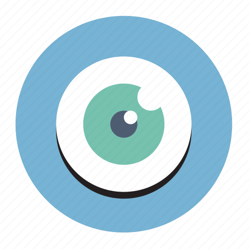 App, colored, eye, eyeball, eyelid, round icon - Download on Iconfinder