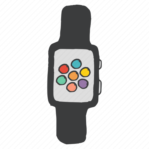 Accessory, apple, device, iwatch, time, watch, smartwatch icon - Download on Iconfinder