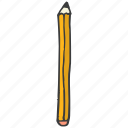 draw, pencil, school, stationery, student, write, education