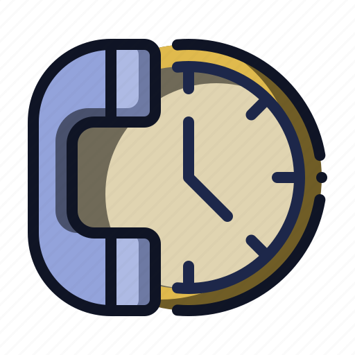 Time, duration, phone, talk, call icon - Download on Iconfinder