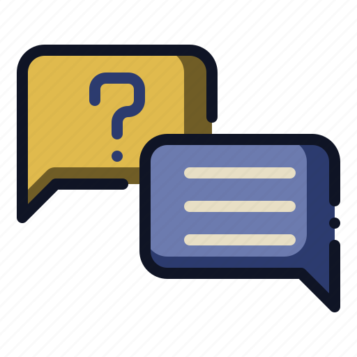 Forum, faq, answer, ask, question icon - Download on Iconfinder