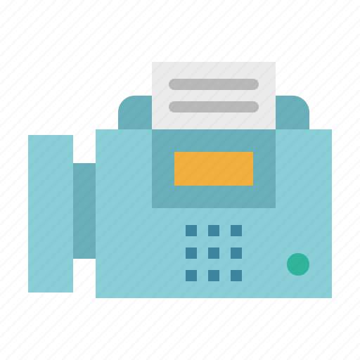 Fax, material, office, phone, technology, telephone icon - Download on Iconfinder