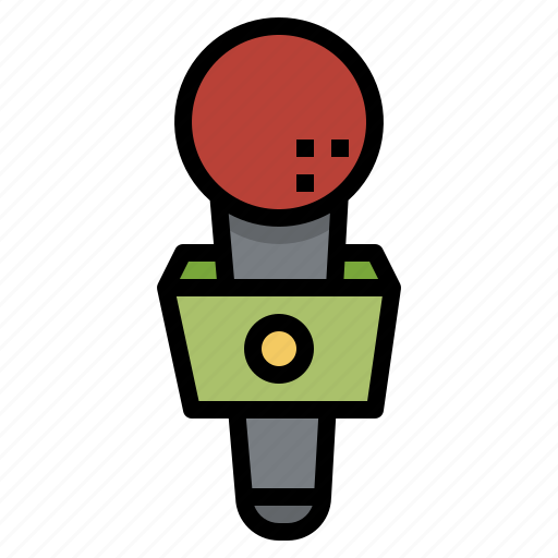 Mic, news, recorder, report, reporter, television, voice icon - Download on Iconfinder