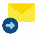 communication, envelope, forward, mail, message