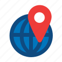 communication, globe, gps, location, map
