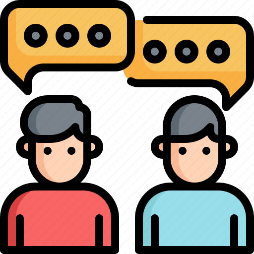 Talking, communication, speaking, conversation, interaction, message icon - Download on Iconfinder