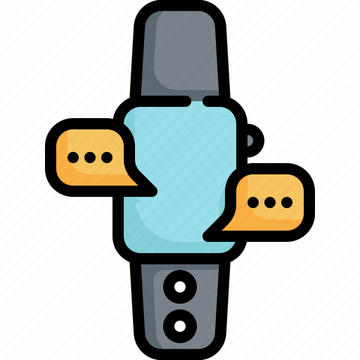 Watch, smart, app, communication, speaking, conversation icon - Download on Iconfinder