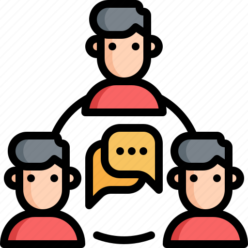 Chat, meeting, group, communication, speaking, conversation icon - Download on Iconfinder