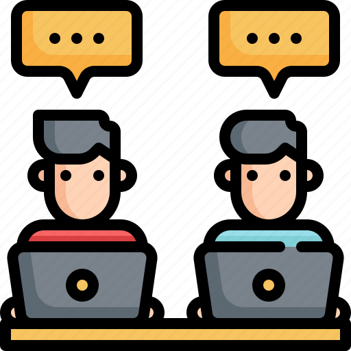Meeting, communication, speaking, conversation, interaction, connection icon - Download on Iconfinder