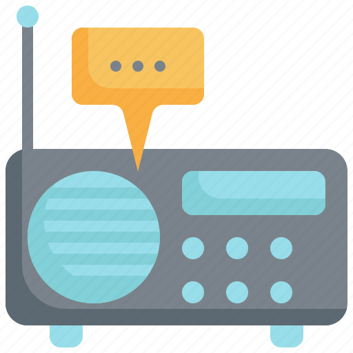 Radio, news, communication, speaking, conversation, media icon - Download on Iconfinder