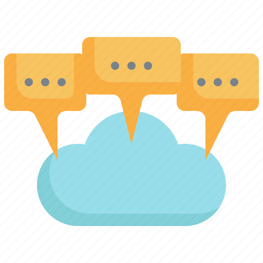 Cloud, communication, speaking, conversation icon - Download on Iconfinder
