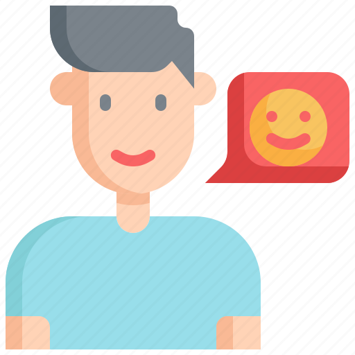 Positive, communication, speaking, conversation, interaction, comment icon - Download on Iconfinder