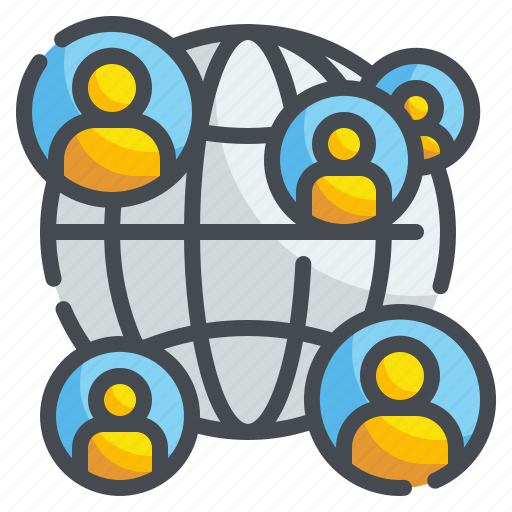 Community, social, network, connection, global, communication, worlwide icon - Download on Iconfinder