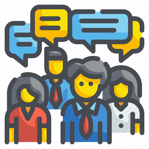 People, conversation, talk, communications, social, speech, bubble icon - Download on Iconfinder