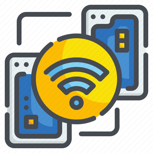 Phone, internet, smartphone, connection, wifi, wireless, transfer icon - Download on Iconfinder