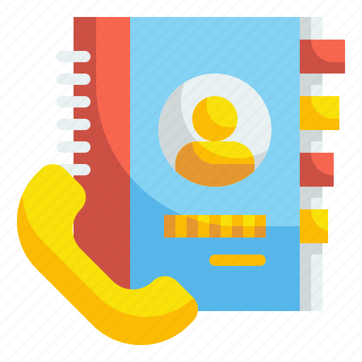 Contact, agenda, book, communications, address, bookmark, notebook icon - Download on Iconfinder