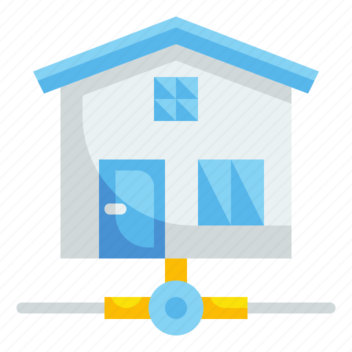 Home, connection, network, devices, internet, smart, house icon - Download on Iconfinder