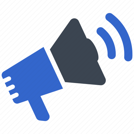 Advertising, bullhorn, marketing, megaphone, promoting, announce icon - Download on Iconfinder