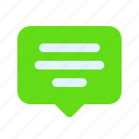 comment, chat, message, communication, talk