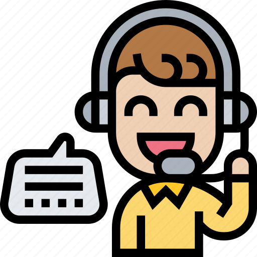 Headphone, microphone, device, speak, contact icon - Download on Iconfinder