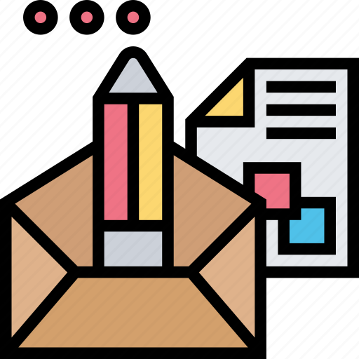 Letter, mail, correspondence, draft, compose icon - Download on Iconfinder