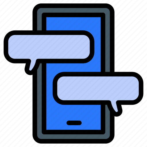 Chat, message, smartphone, communication, conversation icon - Download on Iconfinder