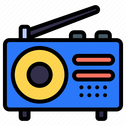 Radio, technology, electronics, device, communication icon - Download on Iconfinder