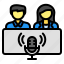 podcast, interview, communication, dialogue, interaction, talk, conversation 