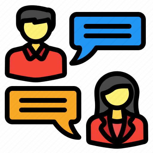 Conversation, chat, communication, interaction, bubble, talk, speech icon - Download on Iconfinder