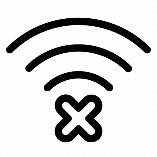 1, wifi, off, signal, wireless, fluent icon - Download on Iconfinder