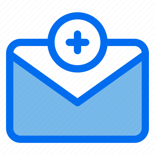 1, add, message, envelope, plus, mail icon - Download on Iconfinder