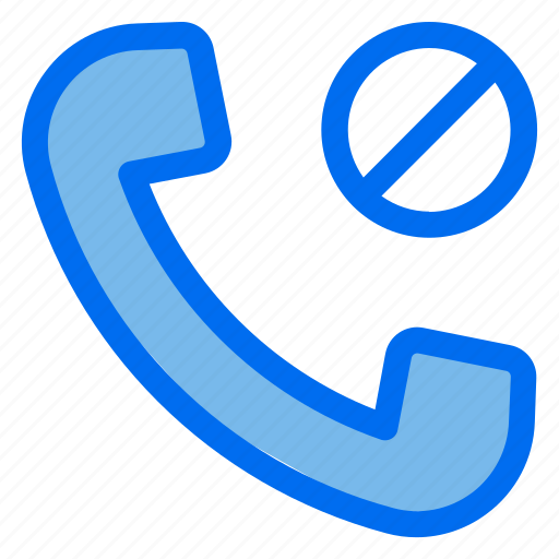 Block, call, phone, blocked, contact icon - Download on Iconfinder