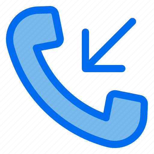1, incoming, phone, call, communication, telephone icon - Download on Iconfinder