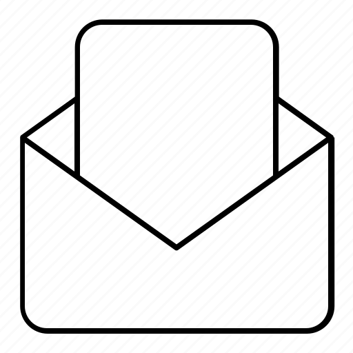 Envelope, mail, open, message, email, communication icon - Download on Iconfinder