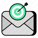 target mail, email, correspondence, letter, envelope