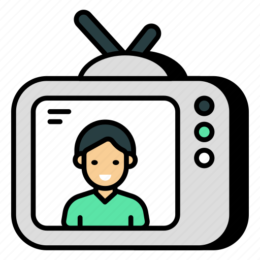 Tv transmission, television, appliance, electronic, tv set icon - Download on Iconfinder