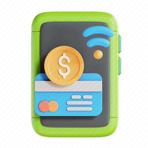 Digital, payment, technology, iot, business, network, internet 3D illustration - Download on Iconfinder