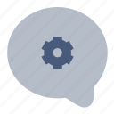 bubble, chat, setting