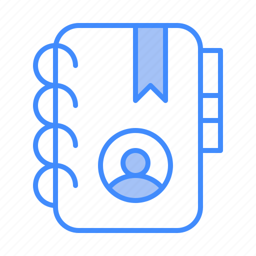 Book, directory, phone, contect icon - Download on Iconfinder