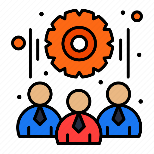 Gear, people, team, teamwork icon - Download on Iconfinder