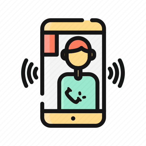 Call, communication, media, multimedia, phone, talk, video icon - Download on Iconfinder