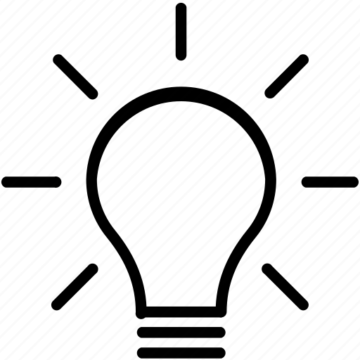 Lightbulb, shine, light, idea, lamp, bright, bulb icon - Download on Iconfinder