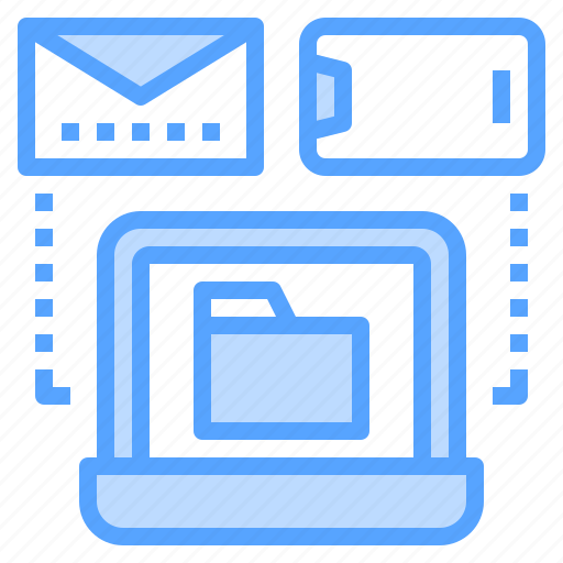 Email, folder, laptop, mail, message, network, smartphone icon - Download on Iconfinder