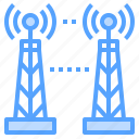 chat, communication, signal, speech, talk, towers, transmission 